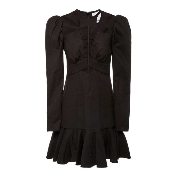 Acler Black Mini Dress - Picture 1 of 4